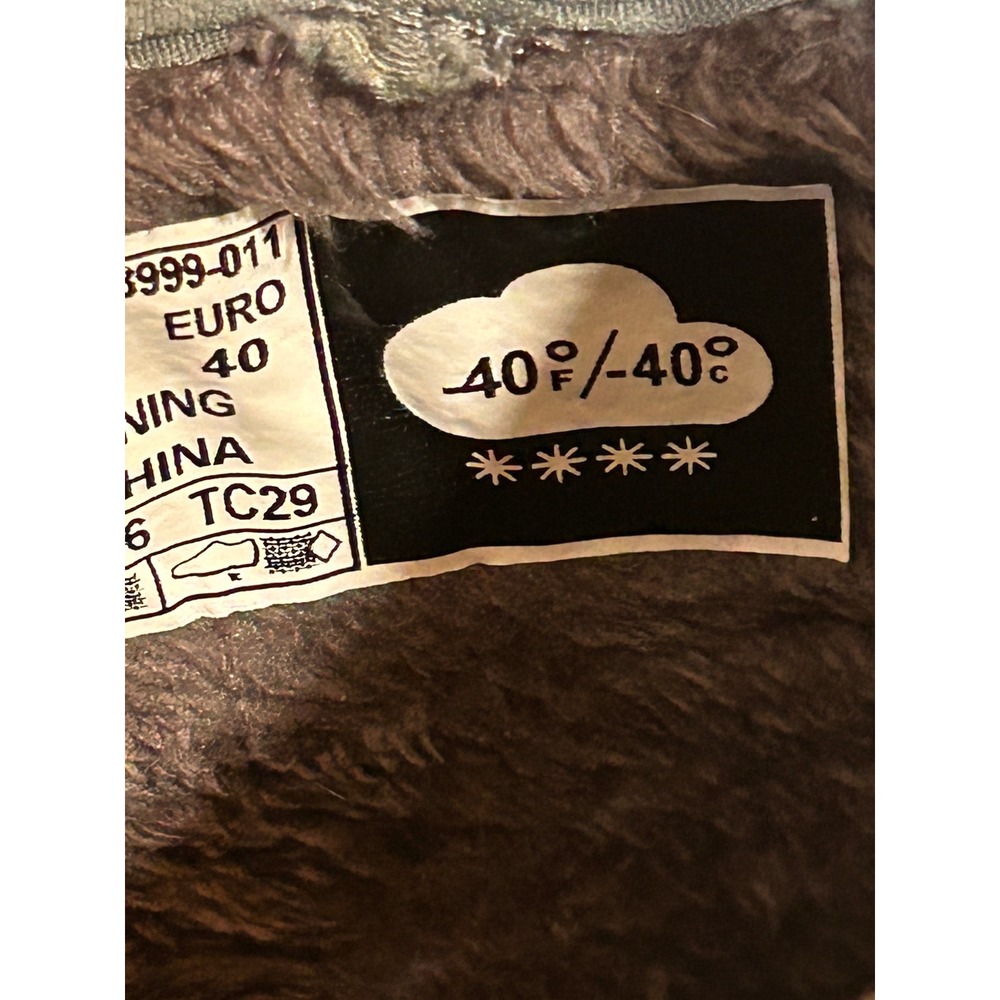 Bogs Cameron Lace Waterproof Winter Boots Gray Faux Fur Lined 78999-011 Womens 9 - Picture 7 of 10
